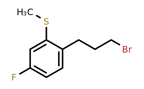 1806409-20-0 | 2-(3-Bromopropyl)-5-fluorothianisole