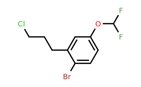 1806409-46-0 | 4-Bromo-3-(3-chloropropyl)(difluoromethoxy)benzene