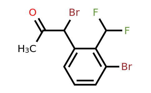 1806409-83-5 | 1-Bromo-1-(3-bromo-2-(difluoromethyl)phenyl)propan-2-one