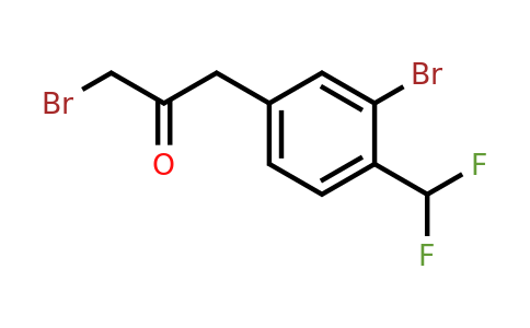1806409-88-0 | 1-Bromo-3-(3-bromo-4-(difluoromethyl)phenyl)propan-2-one