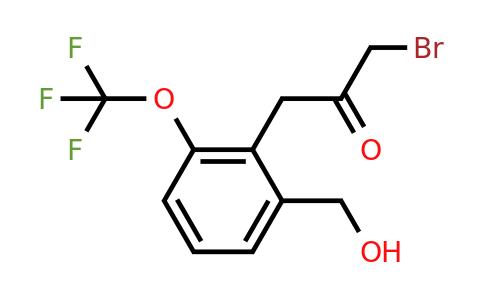 1806410-10-5 | 2-(3-Bromo-2-oxopropyl)-3-(trifluoromethoxy)benzylalcohol