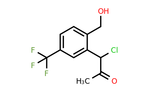 1806410-85-4 | 2-(1-Chloro-2-oxopropyl)-4-(trifluoromethyl)benzylalcohol