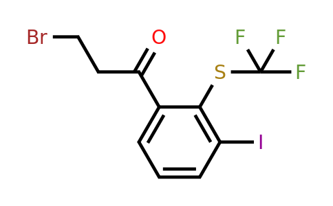 1806411-92-6 | 3-Bromo-1-(3-iodo-2-(trifluoromethylthio)phenyl)propan-1-one