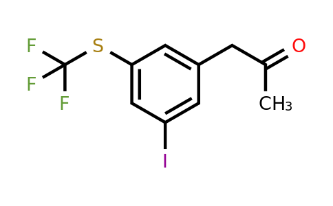 1806412-01-0 | 1-(3-Iodo-5-(trifluoromethylthio)phenyl)propan-2-one