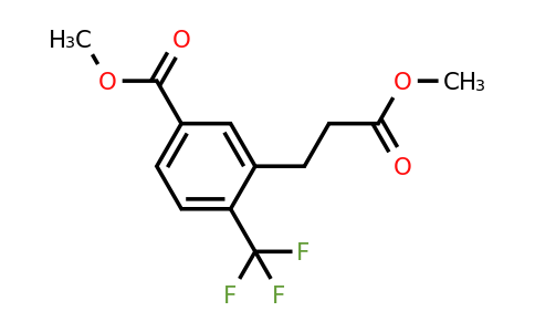 1806412-45-2 | Methyl 3-(3-methoxy-3-oxopropyl)-4-(trifluoromethyl)benzoate