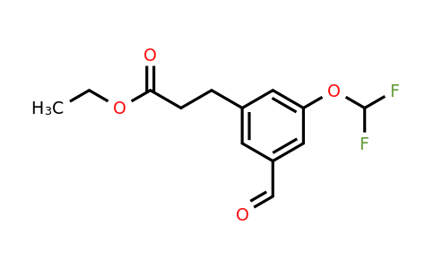 1806412-48-5 | Ethyl 3-(difluoromethoxy)-5-formylphenylpropanoate