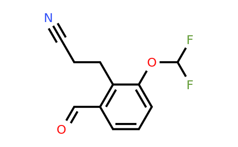 1806412-57-6 | 2-(Difluoromethoxy)-6-formylphenylpropanenitrile