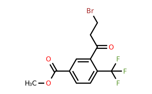 1806412-93-0 | Methyl 3-(3-bromopropanoyl)-4-(trifluoromethyl)benzoate