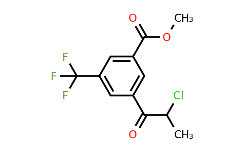 1806413-03-5 | Methyl 3-(2-chloropropanoyl)-5-(trifluoromethyl)benzoate