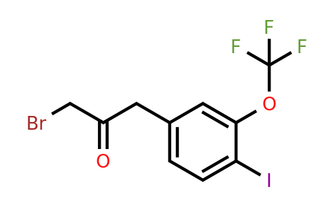 1806413-35-3 | 1-Bromo-3-(4-iodo-3-(trifluoromethoxy)phenyl)propan-2-one