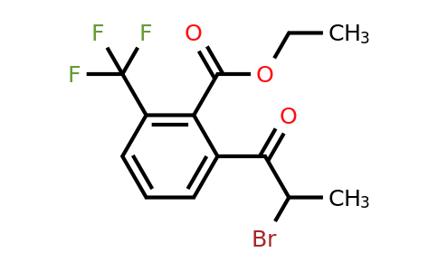 1806413-37-5 | Ethyl 2-(2-bromopropanoyl)-6-(trifluoromethyl)benzoate