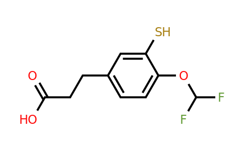 1806413-48-8 | 4-(Difluoromethoxy)-3-mercaptophenylpropanoic acid