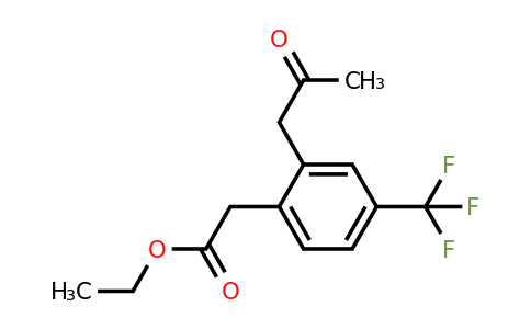 1806413-70-6 | Ethyl 2-(2-oxopropyl)-4-(trifluoromethyl)phenylacetate