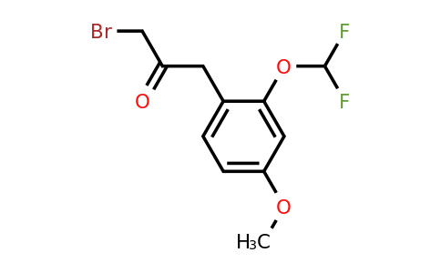 1806414-06-1 | 1-Bromo-3-(2-(difluoromethoxy)-4-methoxyphenyl)propan-2-one