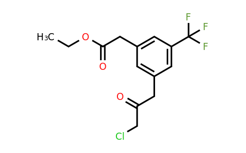 1806414-09-4 | Ethyl 3-(3-chloro-2-oxopropyl)-5-(trifluoromethyl)phenylacetate
