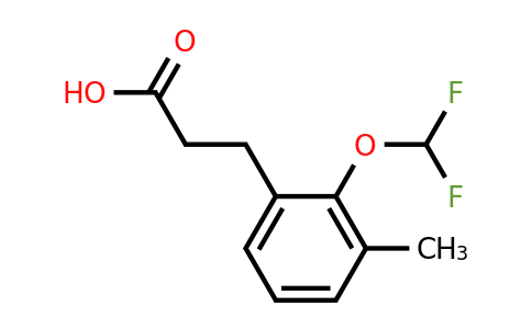 1806414-19-6 | 2-(Difluoromethoxy)-3-methylphenylpropanoic acid
