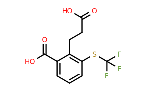 1806414-21-0 | 2-(2-Carboxyethyl)-3-(trifluoromethylthio)benzoic acid