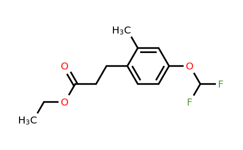 1806414-24-3 | Ethyl 4-(difluoromethoxy)-2-methylphenylpropanoate