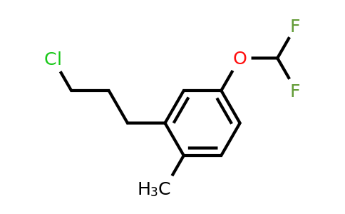 1806414-43-6 | 2-(3-Chloropropyl)-4-(difluoromethoxy)toluene
