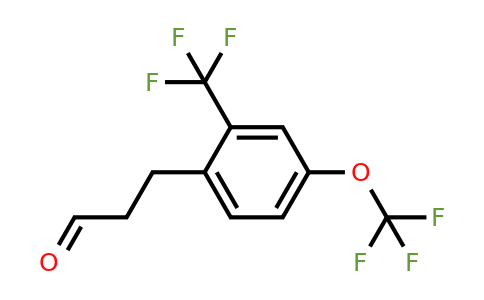 1806414-86-7 | 3-(4-(Trifluoromethoxy)-2-(trifluoromethyl)phenyl)propanal