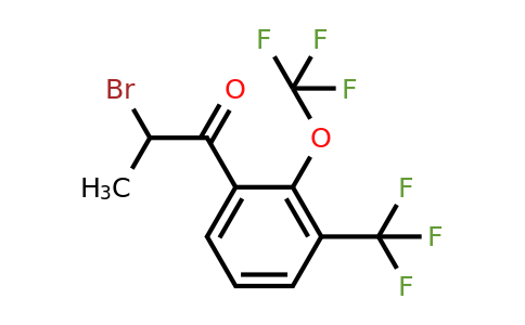 1806414-95-8 | 2-Bromo-1-(2-(trifluoromethoxy)-3-(trifluoromethyl)phenyl)propan-1-one