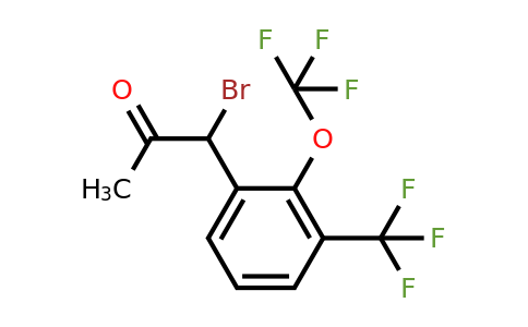 1806415-29-1 | 1-Bromo-1-(2-(trifluoromethoxy)-3-(trifluoromethyl)phenyl)propan-2-one