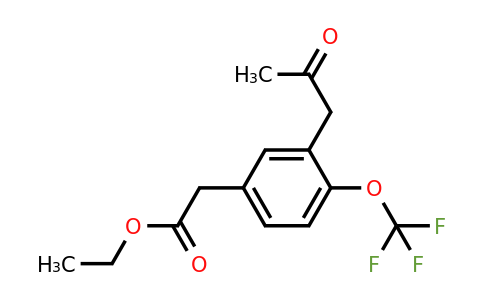 1806415-58-6 | Ethyl 3-(2-oxopropyl)-4-(trifluoromethoxy)phenylacetate