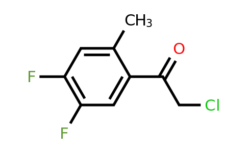 1806415-69-9 | 4',5'-Difluoro-2'-methylphenacyl chloride