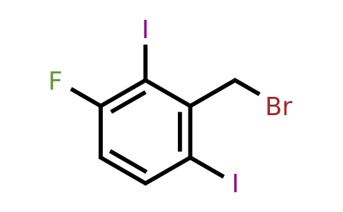 1806415-90-6 | 2,6-Diiodo-3-fluorobenzylbromide