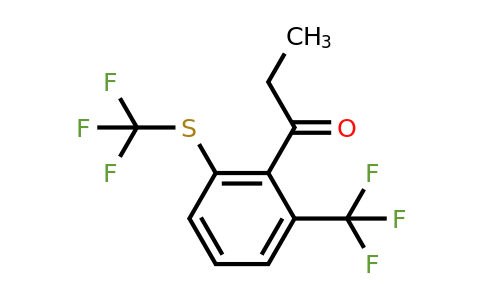 1806416-12-5 | 1-(2-(Trifluoromethyl)-6-(trifluoromethylthio)phenyl)propan-1-one