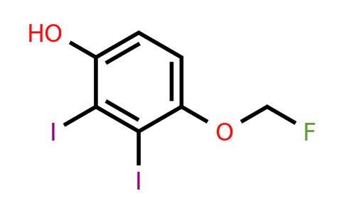 1806416-23-8 | 2,3-Diiodo-4-(fluoromethoxy)phenol