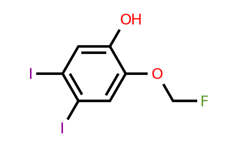 1806416-28-3 | 4,5-Diiodo-2-(fluoromethoxy)phenol
