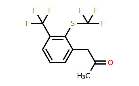 1806416-37-4 | 1-(3-(Trifluoromethyl)-2-(trifluoromethylthio)phenyl)propan-2-one