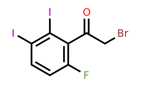 1806416-45-4 | 2',3'-Diiodo-6'-fluorophenacyl bromide