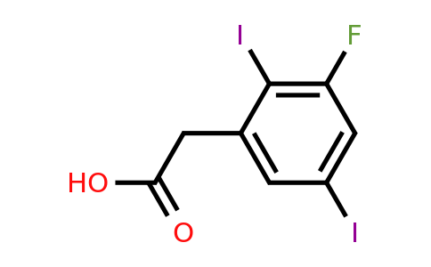 1806416-58-9 | 2,5-Diiodo-3-fluorophenylacetic acid