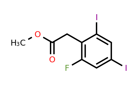 1806416-61-4 | Methyl 2,4-diiodo-6-fluorophenylacetate