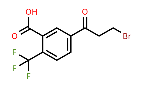 1806416-65-8 | 5-(3-Bromopropanoyl)-2-(trifluoromethyl)benzoic acid