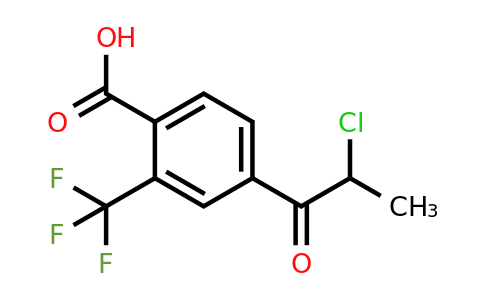 1806416-68-1 | 4-(2-Chloropropanoyl)-2-(trifluoromethyl)benzoic acid