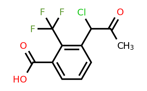 1806416-81-8 | 3-(1-Chloro-2-oxopropyl)-2-(trifluoromethyl)benzoic acid