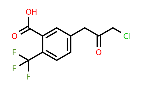 1806416-83-0 | 5-(3-Chloro-2-oxopropyl)-2-(trifluoromethyl)benzoic acid