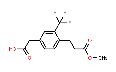 1806416-85-2 | 4-(3-Methoxy-3-oxopropyl)-3-(trifluoromethyl)phenylacetic acid
