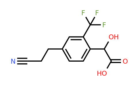 1806416-93-2 | 4-(2-Cyanoethyl)-2-(trifluoromethyl)mandelic acid