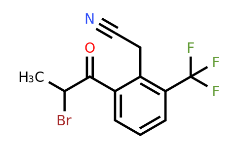 1806417-02-6 | 2-(2-Bromopropanoyl)-6-(trifluoromethyl)phenylacetonitrile