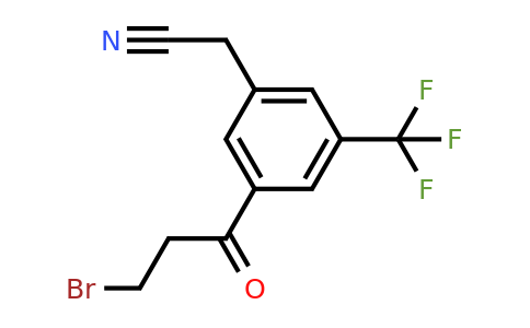 1806417-04-8 | 3-(3-Bromopropanoyl)-5-(trifluoromethyl)phenylacetonitrile