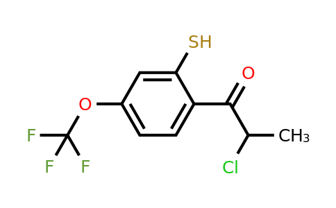 1806417-29-7 | 2-(2-Chloropropanoyl)-5-(trifluoromethoxy)thiophenol