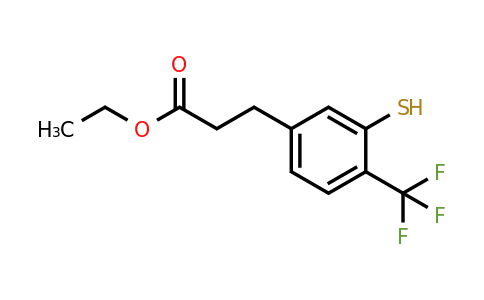 1806417-67-3 | Ethyl 3-(3-mercapto-4-(trifluoromethyl)phenyl)propanoate