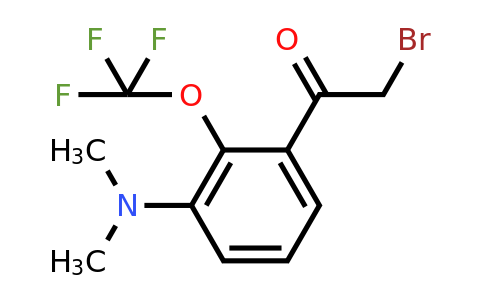 1806417-85-5 | 3'-Dimethylamino-2'-(trifluoromethoxy)phenacyl bromide