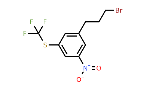 1806417-94-6 | 1-(3-Bromopropyl)-3-nitro-5-(trifluoromethylthio)benzene