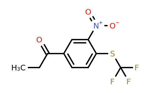 1806417-99-1 | 1-(3-Nitro-4-(trifluoromethylthio)phenyl)propan-1-one