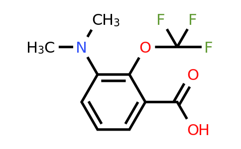 1806418-36-9 | 3-Dimethylamino-2-(trifluoromethoxy)benzoic acid